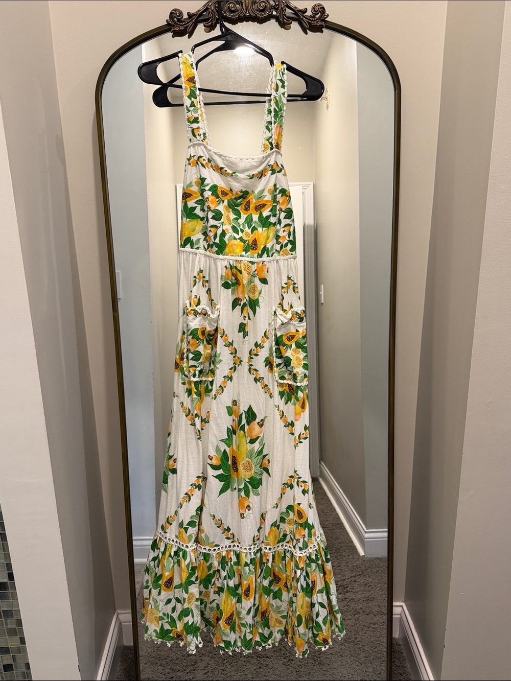 FARM Rio Papaya Salad Midi Dress medium - Picture 3 of 14